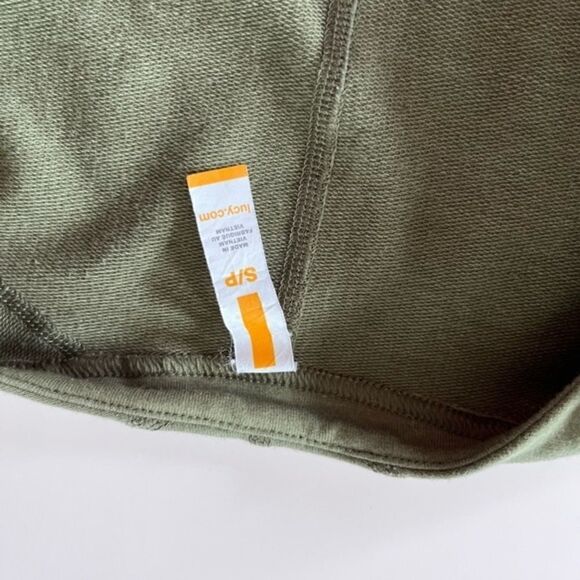 LUCY | army green knit cardigan - Picture 2 of 6